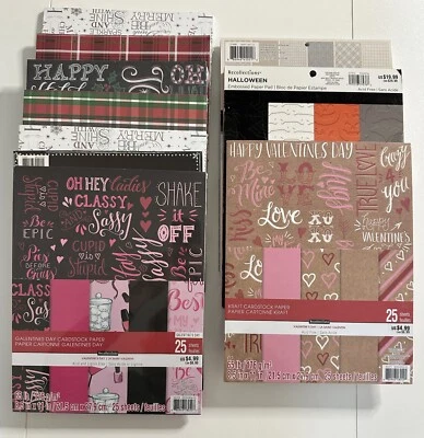 Recollections 8.5 x 11 Paper Packs-Multiple Variations Available-You Choose