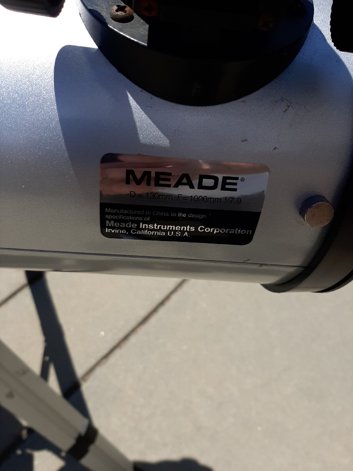 meade telescope With Tripod Parts Or Repair eBay