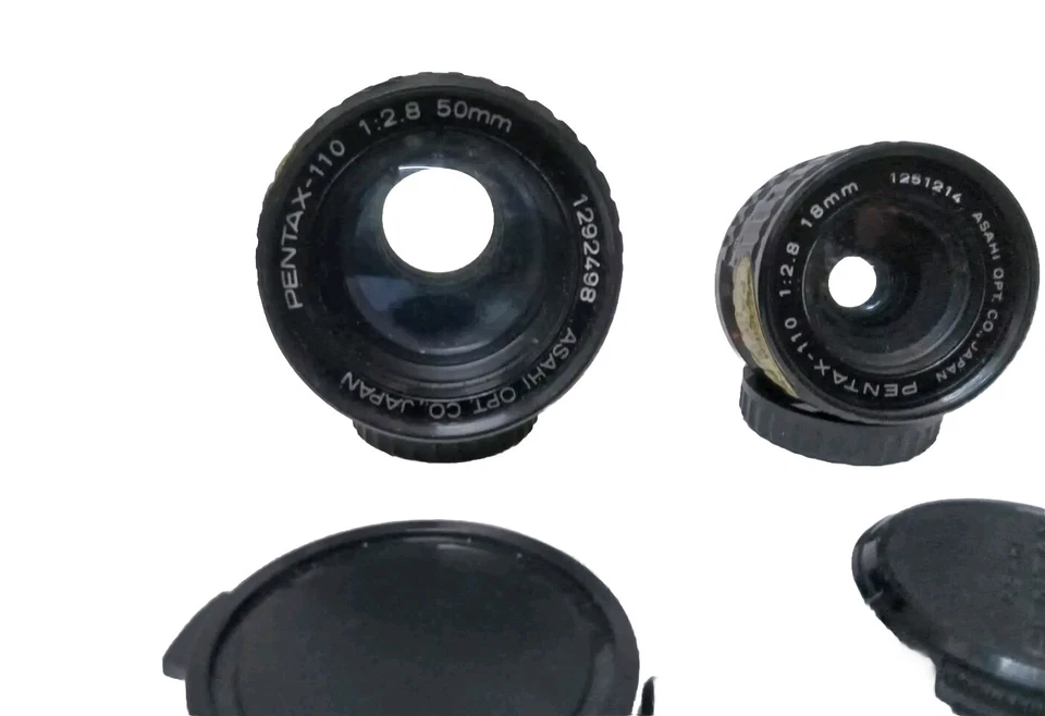 50mm F2.8 & 16mm F2.8 Lenses For Pentax 110 AS IS - Image 4 of 4