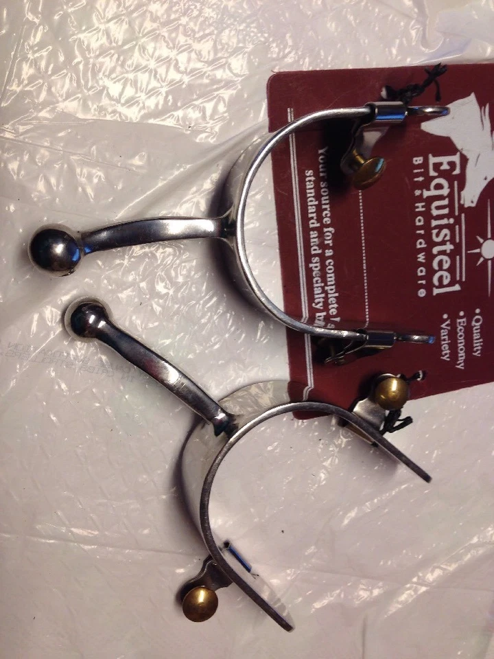 New Mens Spur 1 1/4" Band 2 3/4" Shank - Imagem 3 de 4