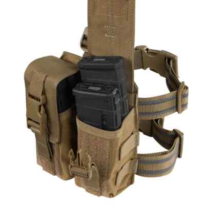 Condor Drop Leg M4 Mag Pouch Black MA65-002 | eBay