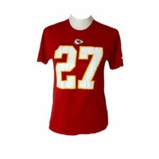 Kansas City Chiefs Boys Large Shirt Nike Red Short Sleeve Athletic Cut
