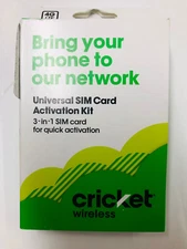 Cricket Wireless 3-in-1 SIM Kit - Bring Your Own - 2.0