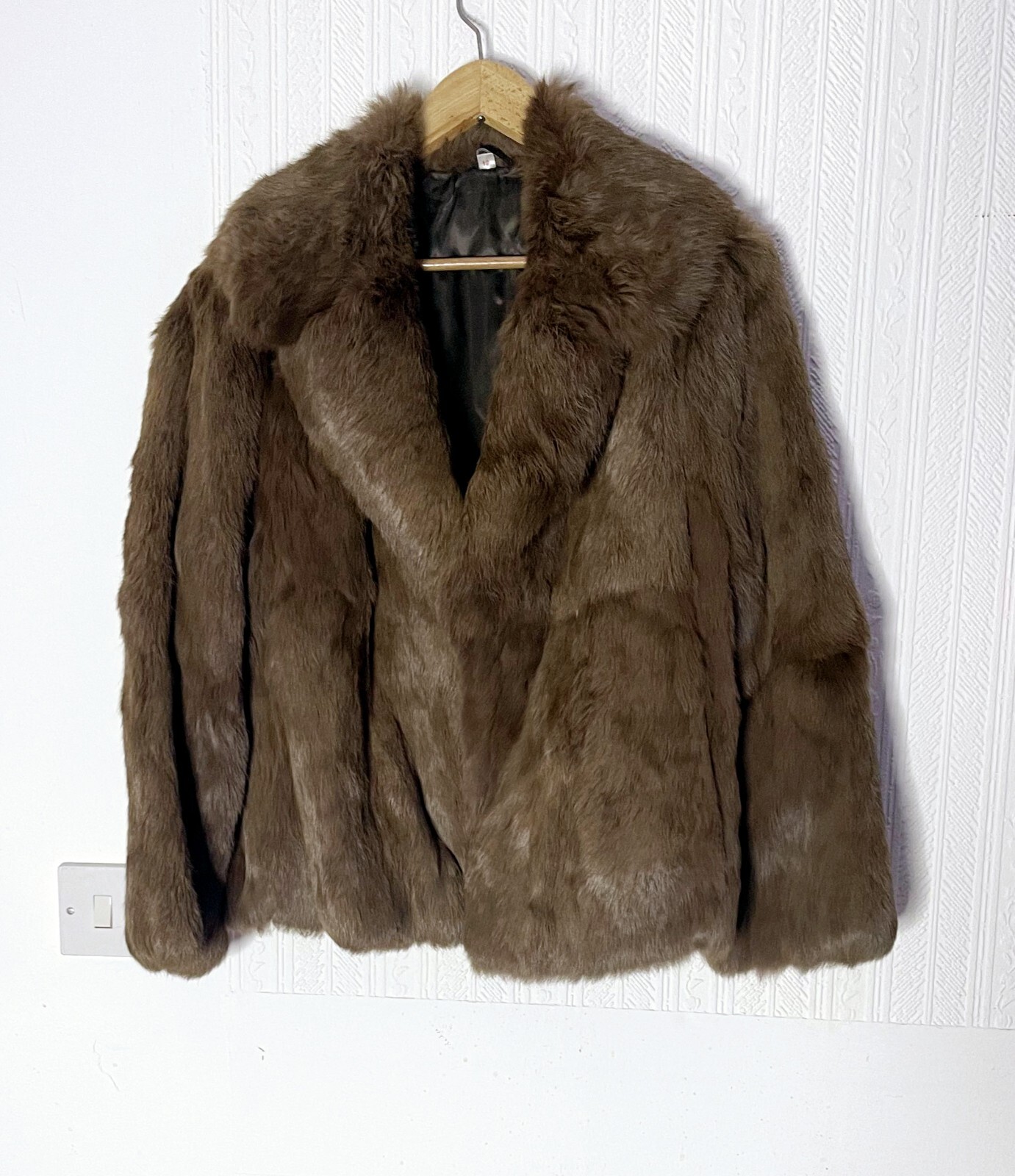 Beautiful Vintage Luxury 80s coney fur coat size 12 eBay