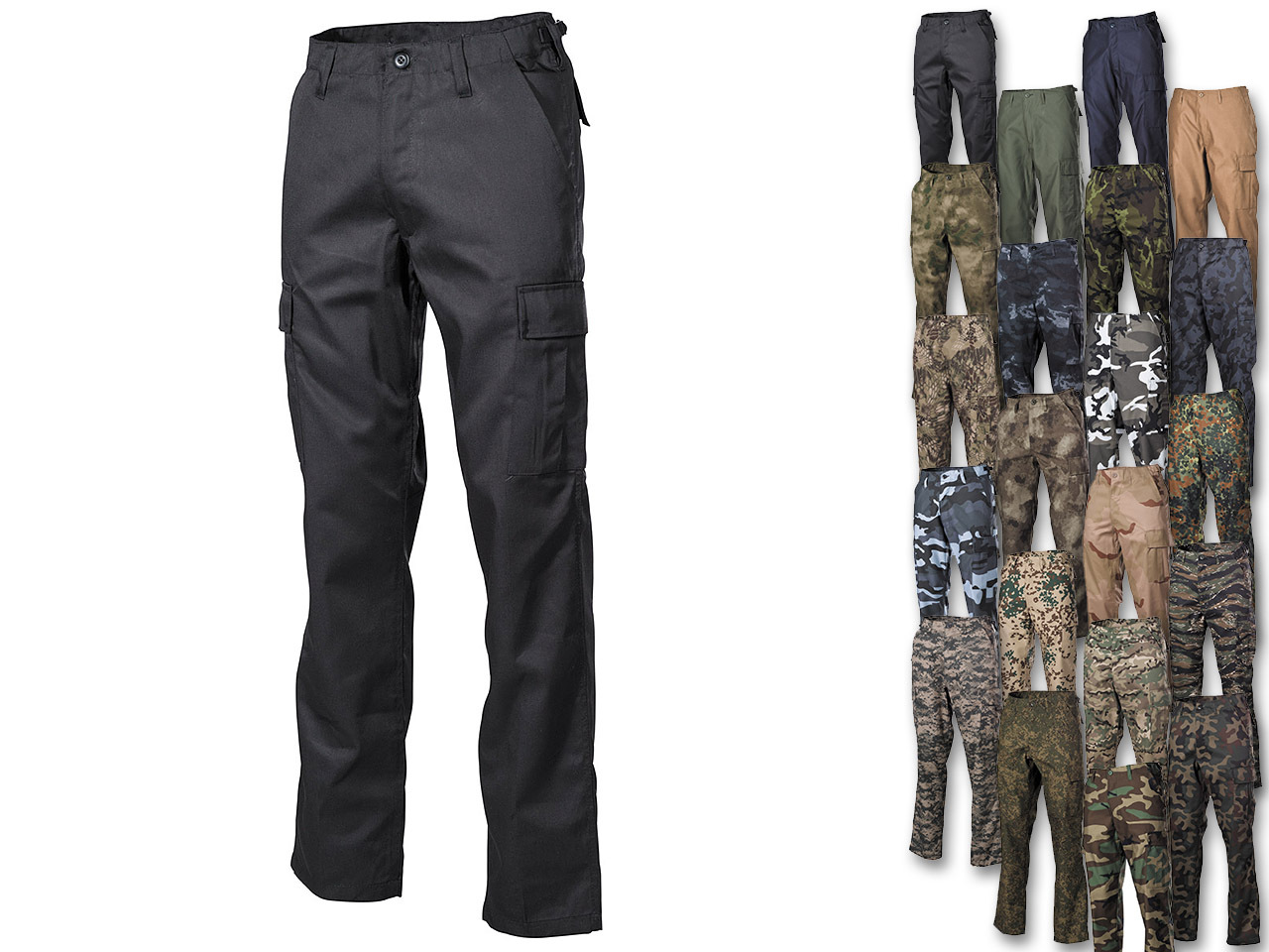 Thumbnail - Mfh Us Kampfhose Bdu Hose Einsatzhose Feldhose Outdoorhose Army Xs-3xl