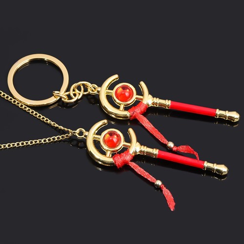 2PCS Anime Frieren: Beyond Journey's End Necklace Himmel Keychain Pendants Gift - Picture 4 of 17