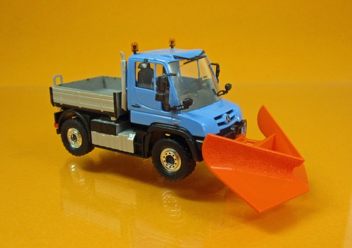 Busch 50923 Mercedes Unimog U 430 Spitzpflug 1:87 NEU Modellauto - 第 1/1 張圖片