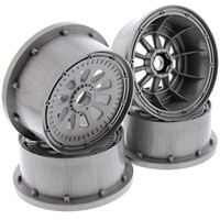 Losi 1/5 5ive-t Front & Rear Ten Slot 24mm Hex Beadlock Wheels on sale Losi 1/5 5ive-t Front & Rear Ten Slot 24mm Hex Beadlock Wheels on sale