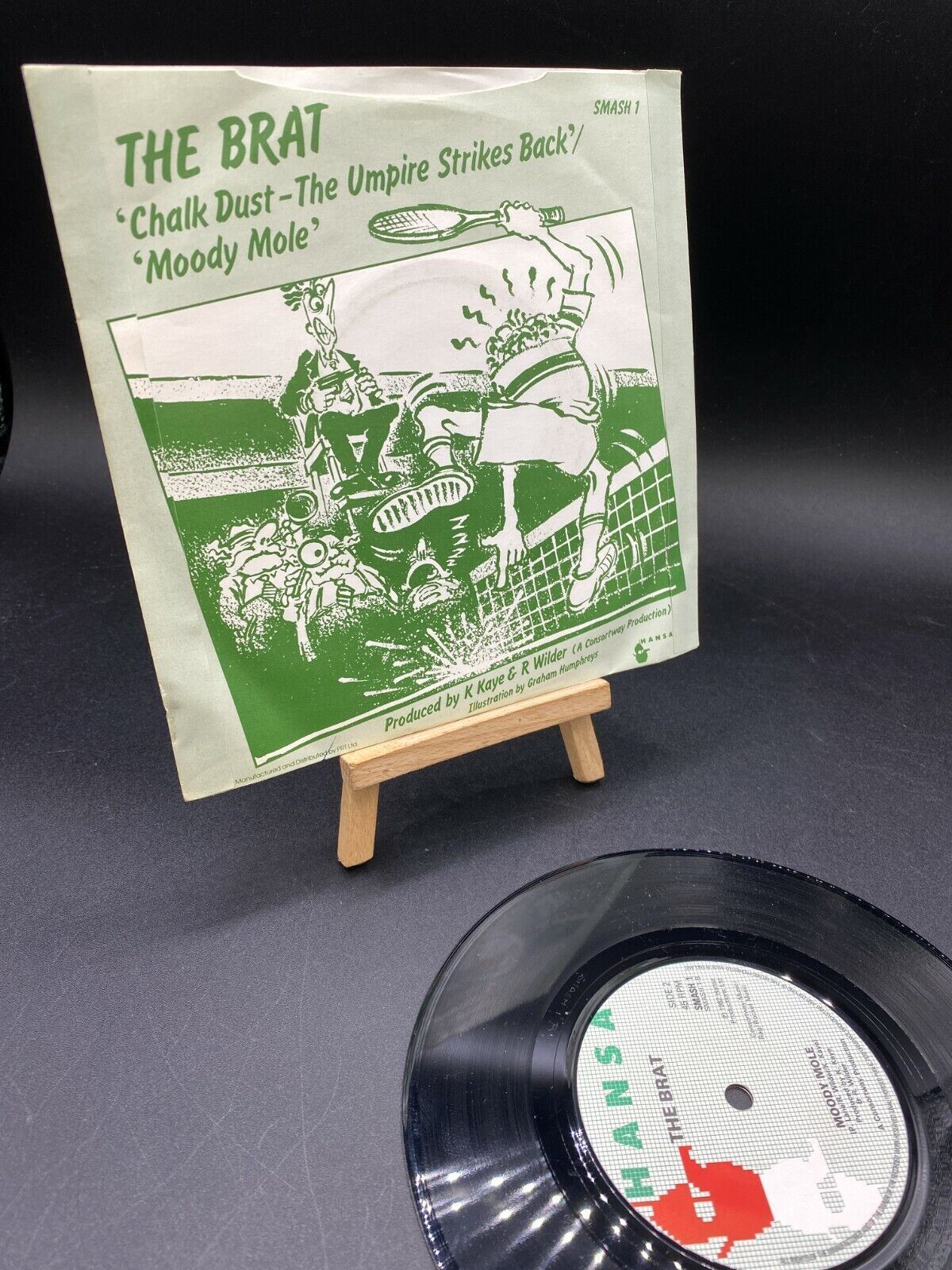 The Brat Chalk Dust (The Umpire Strikes Back) 7" Vinyl 1982 Tennis