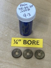 PINION GEAR BRASS SPUR GEAR 48 PITCH 30 TEETH FOR CLOCK MACHINE HOBBY EXPERIMENT