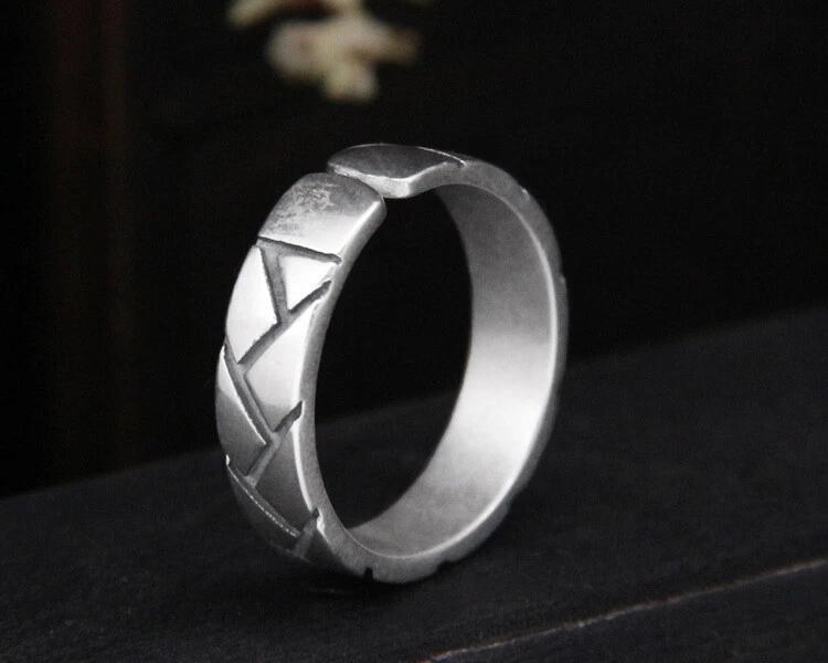 B25 Anello Con Motivo Intrecciato Donna Uomo Ehe Amicizia Partner 999 Argento - Immagine 4 di 4