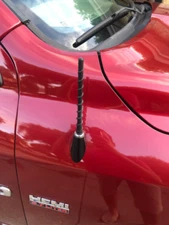 7" Short Black Rubber Spiral Antenna Mast Radio AM/FM for DODGE RAM & RAM 09-23