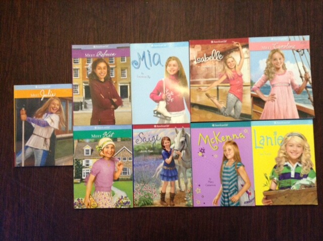 American Girl Books Series Openers LOT of 9 Meet Caroline Kit Rebecca ...