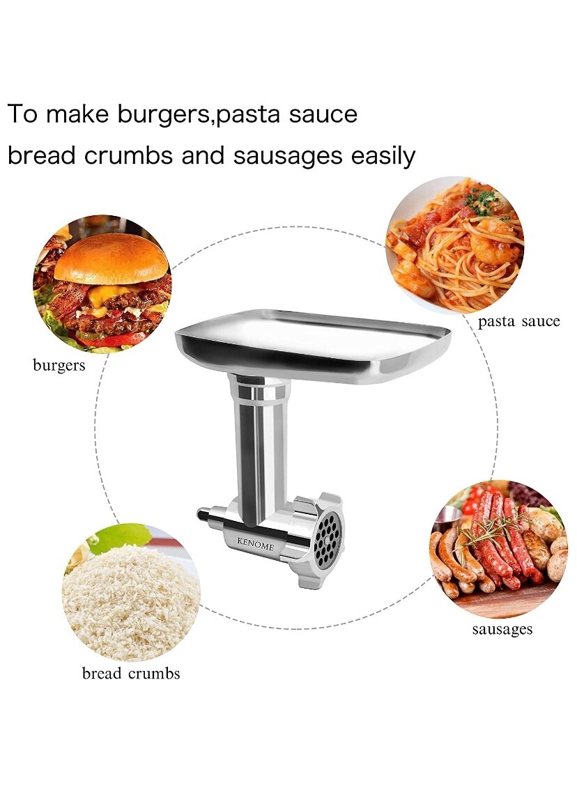 NEW Kenome Metal Food Grinder Attachment for KitchenAid With