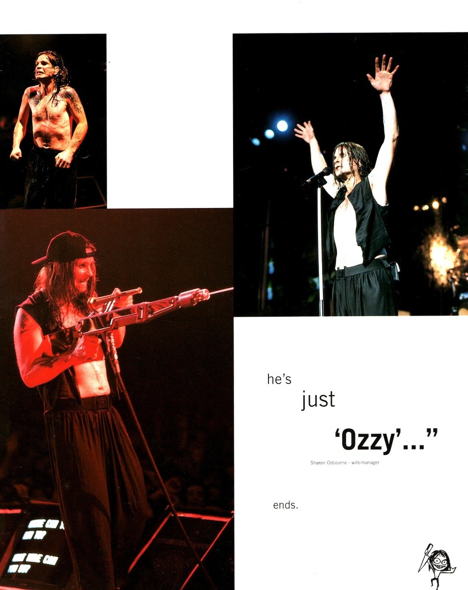 OZZY OSBOURNE 1996 OZZMOSIS WORLD TOUR CONCERT PROGRAM BOOK