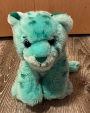Wild Republic Tiger Cub Baby Plush Stuffed Animal Mint Green 12" Toy