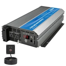 3500 Watt Pure Sine Wave Power Inverter 12V DC to 110V 120V AC Converter for RV