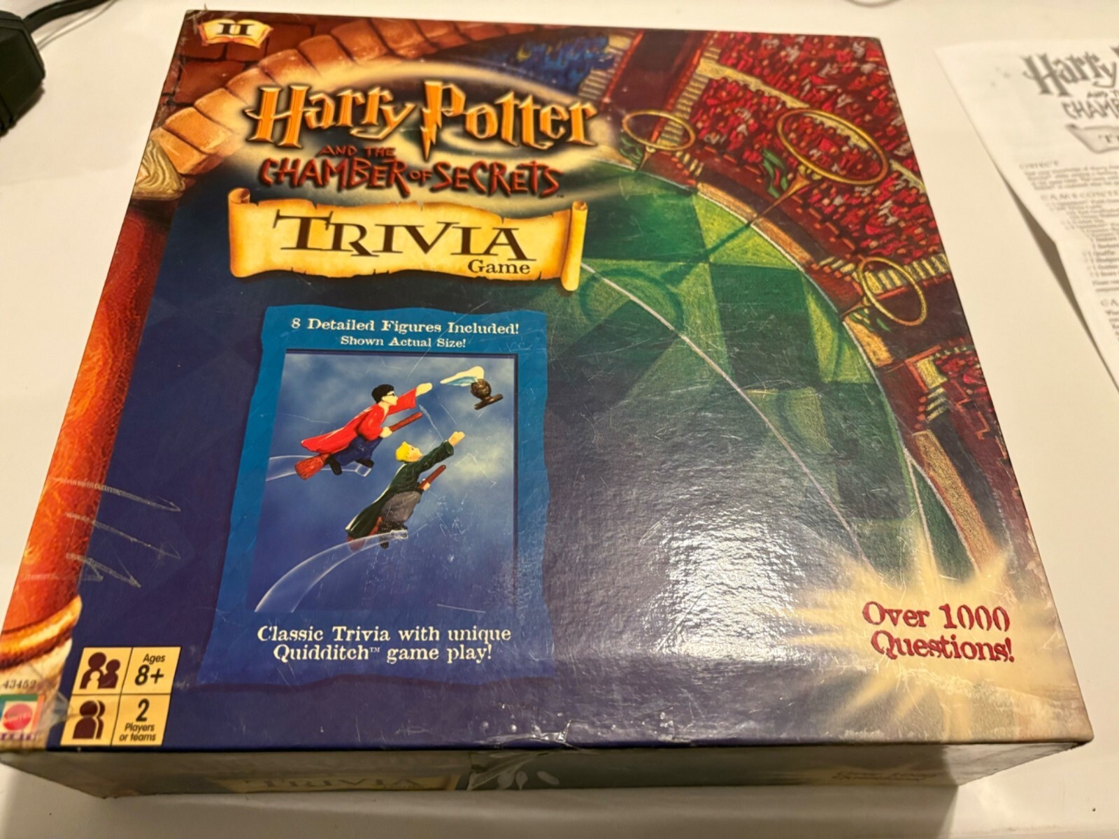2001 Harry Potter Chamber Of Secrets Trivia Board Game Collectible COMPLETE