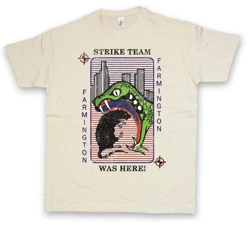 FARMINGTON STRIKE TEAM CARD T-SHIRT Sutter Vic Mackey Snake The Shield T Shirt