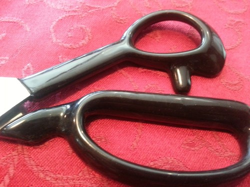 Steel Scissors Fabric Tailor Shears Pick Size 8",9", 10" or 12" Soft Grip Handle - Picture 7 of 11