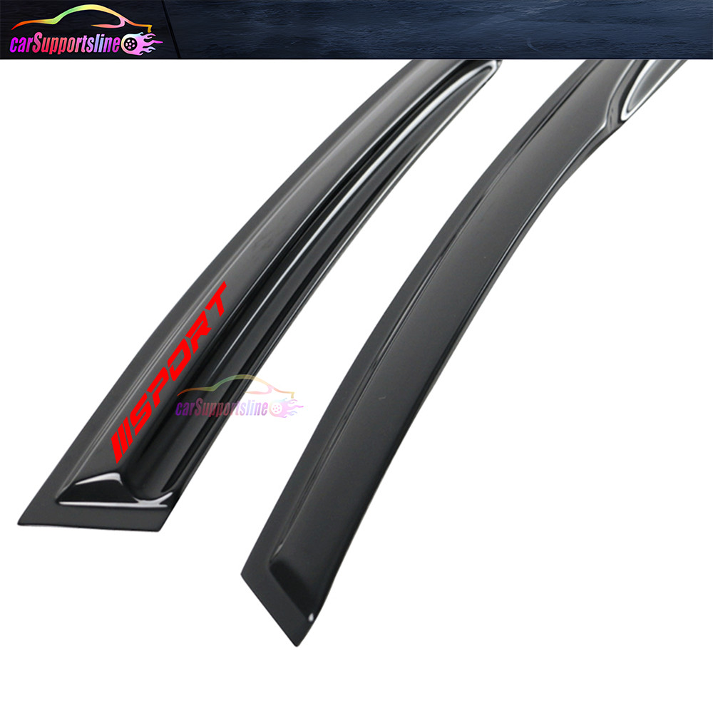 Window Visor For 11-19 Ford Fiesta Hatchback Guard Mugen Style 4PCS w/ Sport