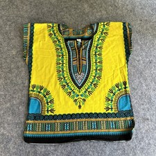 Kids Dashiki Boys Girl's African Dashiki Top T Shirt Free Size 34   Around