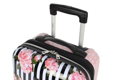 Equipaje de mano rígido lateral Betsey Johnson - 15" con 2 rodillos para debajo del asiento - Imagen 19 de 21