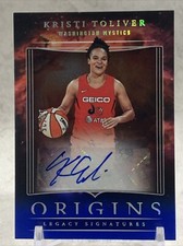 2024 WNBA Origins - Blue parallel AUTO #LSKT Kristi Toliver 15/25