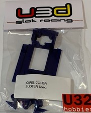 U3D Chassis 3D Opel Corsa In Line Blue Slotter