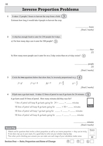 GCSE Edexcel Maths Revision Guide, Workbooks & Answer Foundation CGP KS4 - Picture 24 of 24