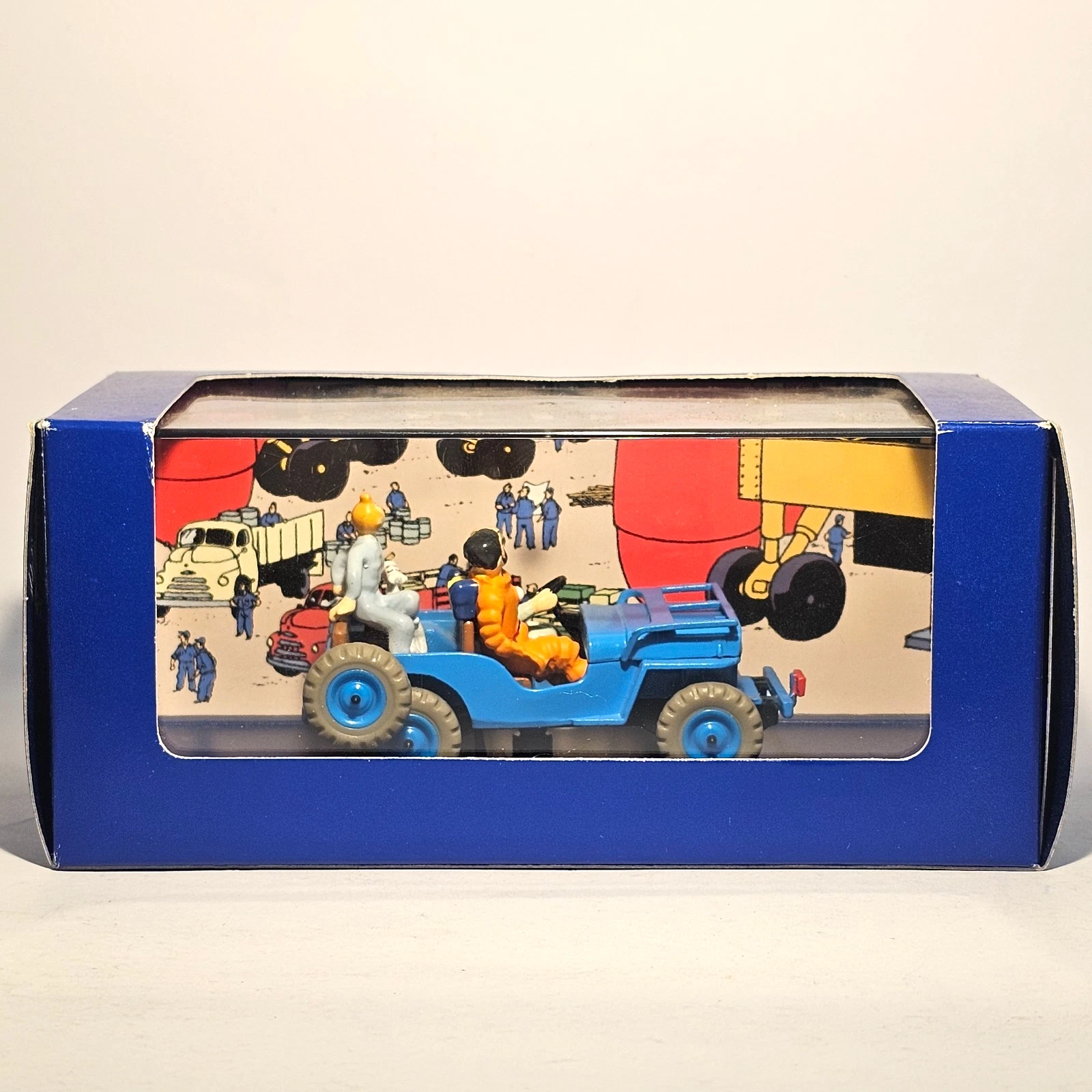 Voiture Miniature Tintin La JEEP d'Objectif Lune 1946