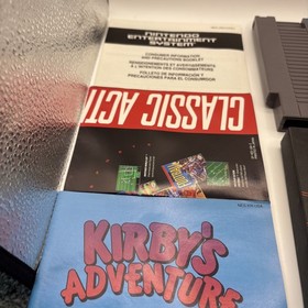 Kirby's Adventure &ndash; Nintendo NES &ndash;Complete in Box (CIB)