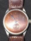 Canadian WW2 Military watch Fremes  very rare 40s  tropical dial  30mm working