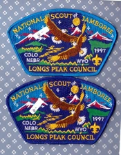 JSP  Pikes Peak Council - Nat'l Jamboree 1997 -Mint-  Set of 2