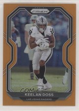 2020 Panini Prizm Orange Prizm 157/249 Keelan Doss #137 0x1