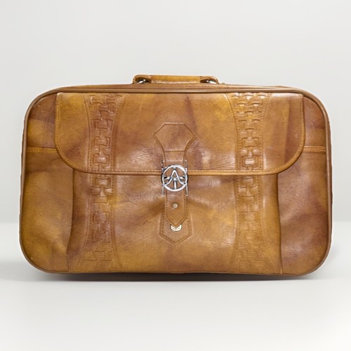 VTG American Tourister 1978 Brown Hard Suitcase Hollywood Prop