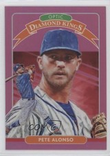 2020 Panini Donruss Optic Diamond Kings Retail Pink Prizm Pete Alonso #7 10no