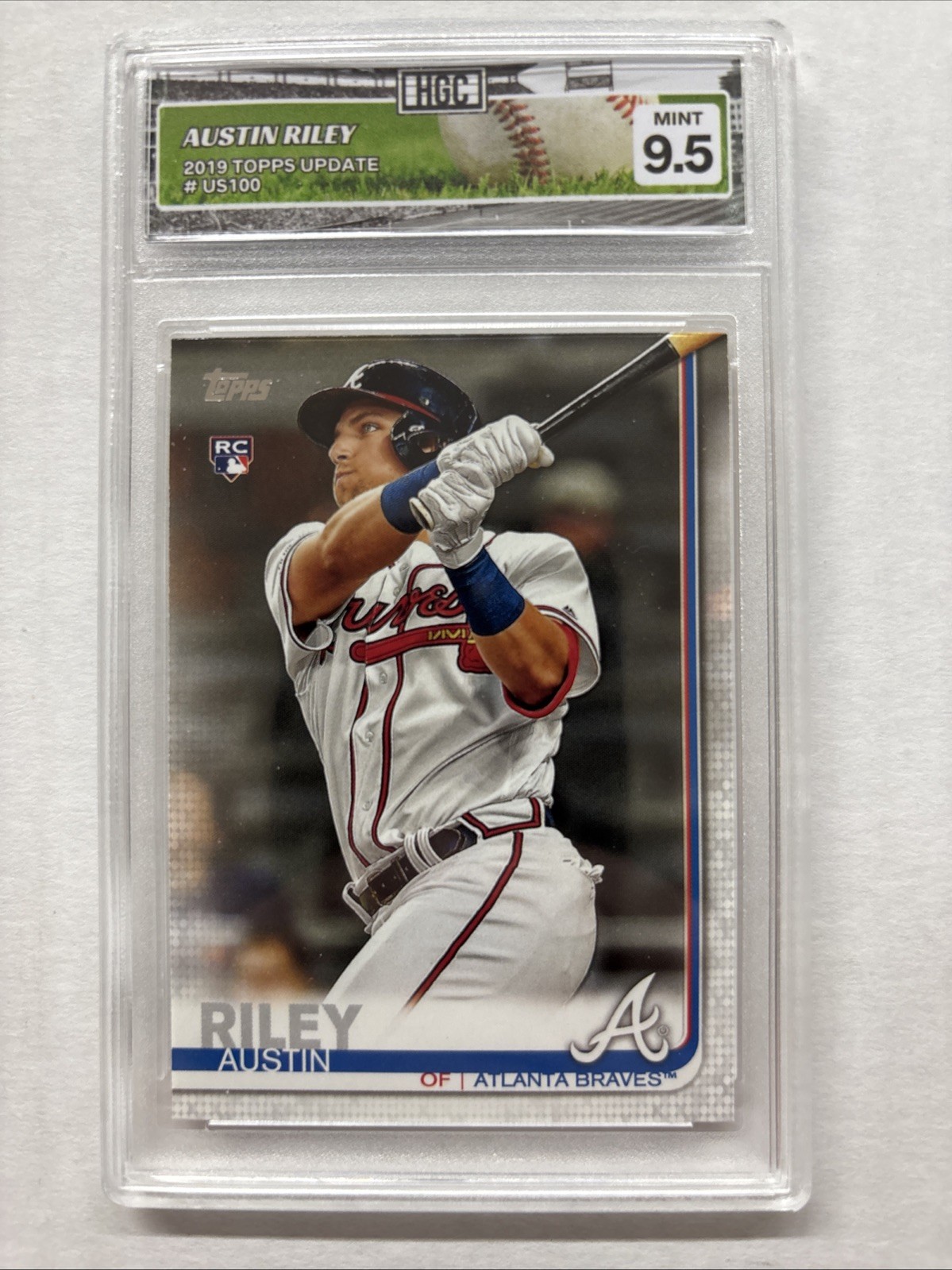 2019 Topps Update Austin Riley #us100 HGC 9.5 (bs1)