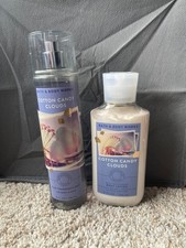 Bath and Body Works Cotton Candy Clouds Bundle lotion, mist