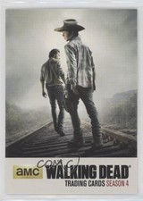 2016 Cryptozoic The Walking Dead Season 4 Part 1 Rick Grimes Carl Title Card 0c3