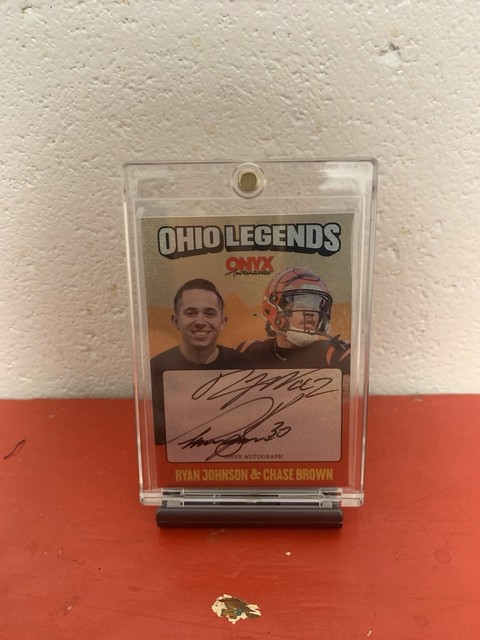 2025 Onyx Authenticated Card Collector 2 Dual Auto /50 Chase Brown Ryan Johnson