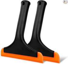 2 PCS Small Silicone Window Squeegee, Car Windshield Water Wiper Color: 2 Pcs