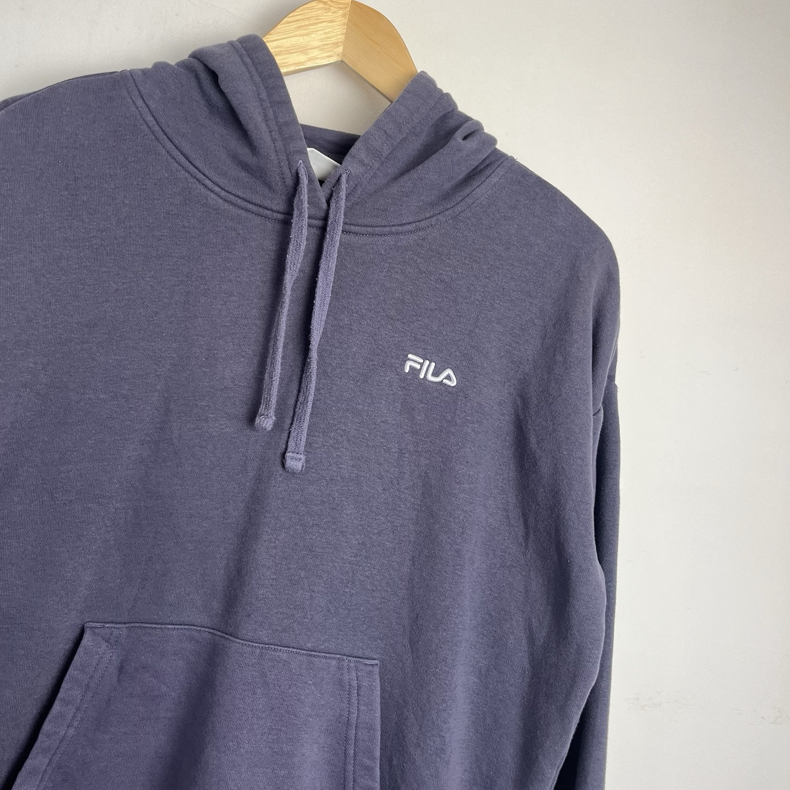 FILA Felpa con Cappuccio Uomo Pullover Viola Grande