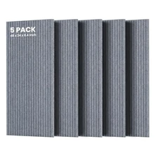 Acoustic Panels, 48 x 24x 0.4 Inch Sound Proof Panels for 5 Pack African Gray