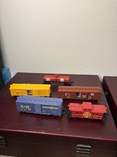 Life Like Box Car Tanker Caboose HO Train Lot Of 5