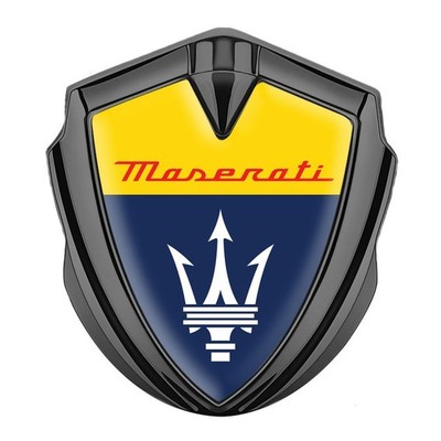 Maserati 3D Metal Shield Emblem Sticker Car for Fender Bonnet
