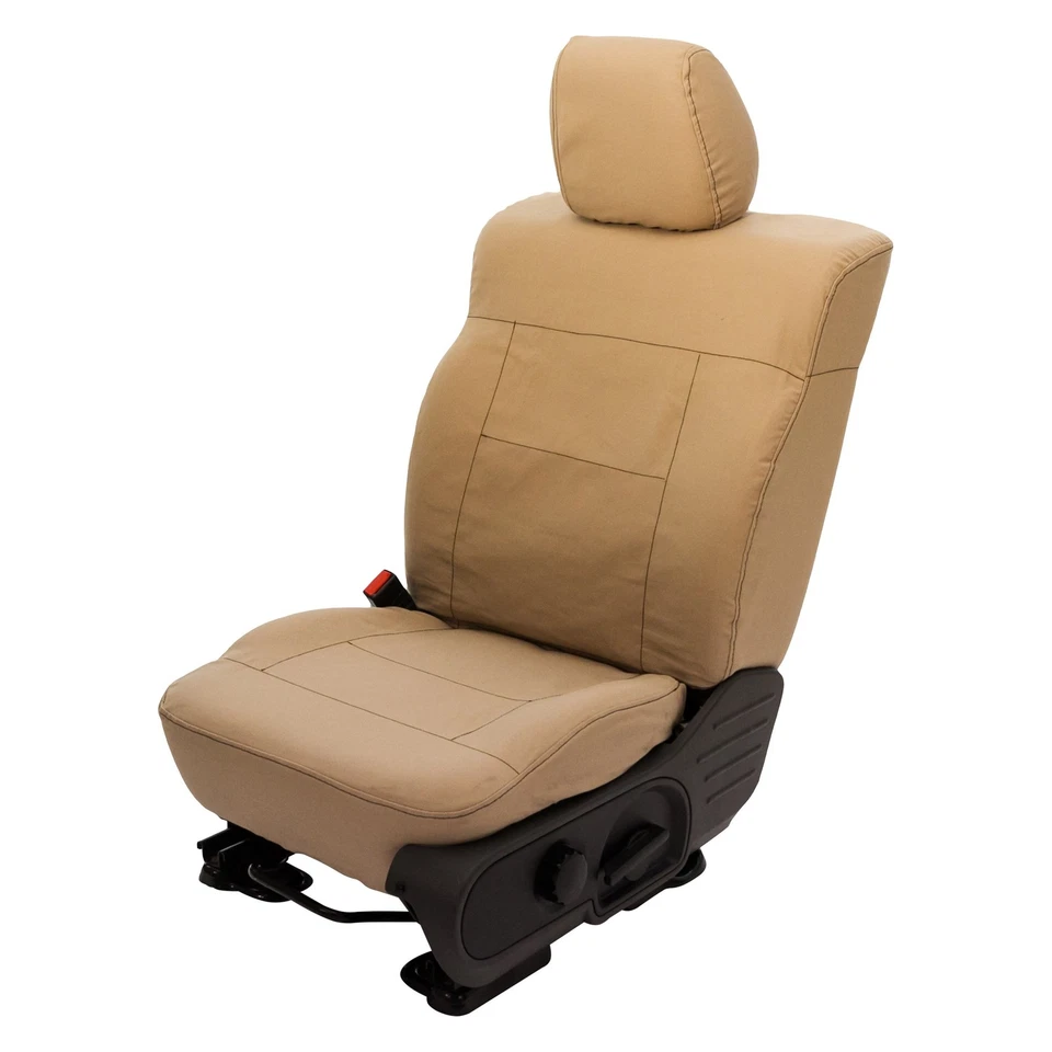 For Kia Rio 2003-2004 Saddleman 049393-09 Canvas 1st Row Tan Custom Seat Covers - Image 4 of 4