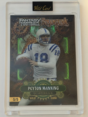 Wild Card 2026 Fantasy Football Steampunk Peyton Manning Colts FSPGR06-PM #5/5