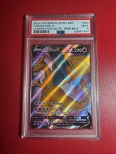 2020 Pokemon SWSH BSP Charizard V #050 Champions Path Promo Full Art Holo PSA 9