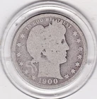 1900   Barber  Quarter  (90% Silver)  Coin